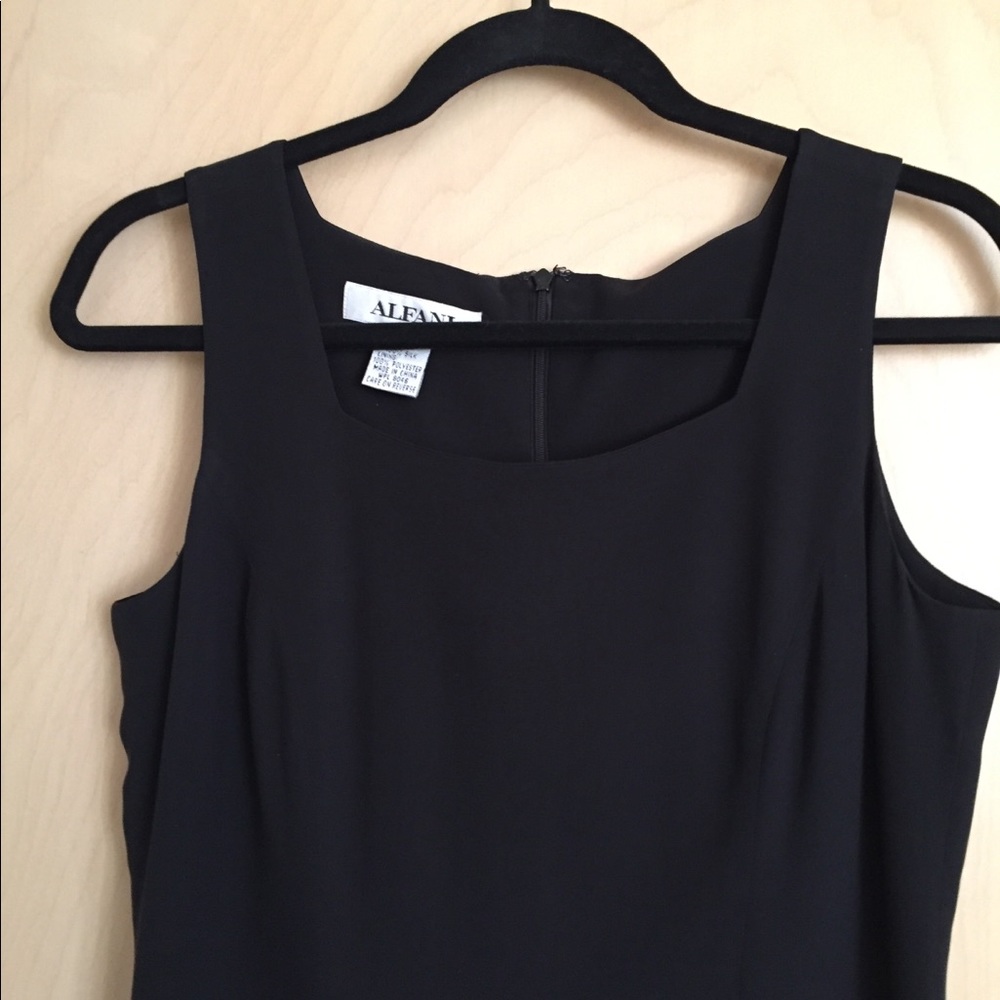 Alfani. Black Silk Dress. Size M